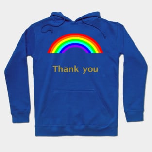 Thank You Rainbow Hoodie